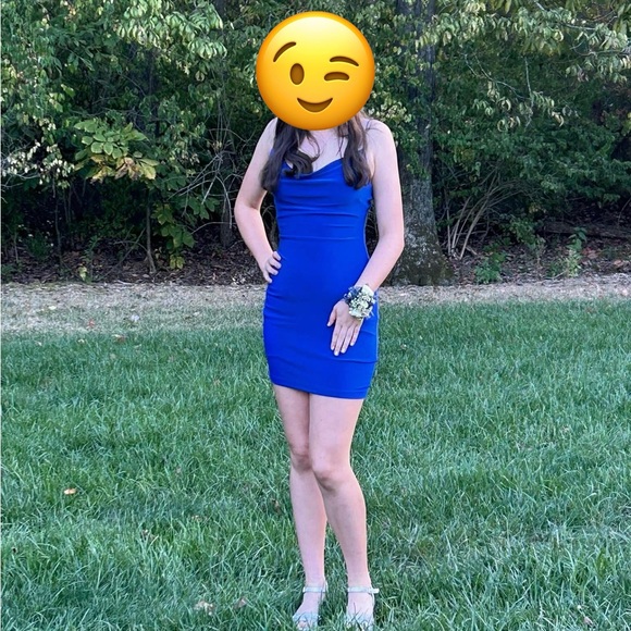 Darling Dresses & Skirts - Darling Royal Blue Mini Dress